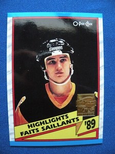 2001 Topps Hockey 1989 O-Pee-Chee Mario Lemieux Pittsburgh Penguins #2 of 10