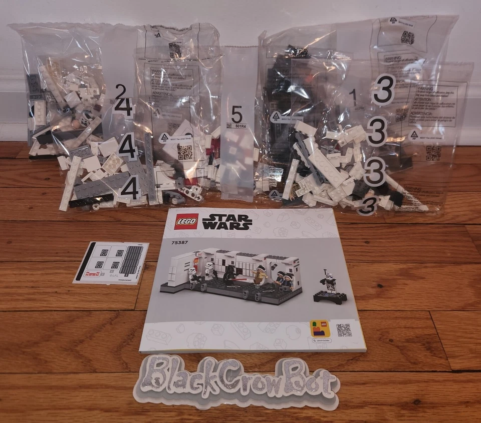 LEGO STAR WARS 75387 BOARDING THE TANTIVE IV *NO FIVES* SEALED INSTRUCTIONS NEW - Image 1 of 4
