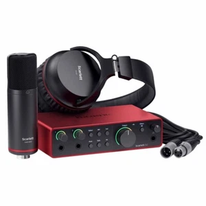 Focusrite Scarlett 2i2 Studio 4th Gen 2-in 2-out USB Audio Interface w Microp... - Picture 1 of 9