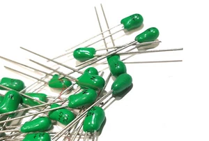 50 x Tantal Polymer ELKO Kondensator Perle Tropfen radial 4,7 uF 10 V - Picture 1 of 2