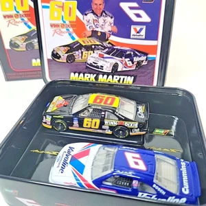 1:64 1997 Mark Martin Winn D!xie #60 & Valvoline #6 FORD Diecast Car NASCAR Set - Picture 1 of 10