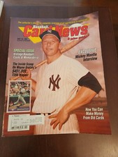 Baseball Card News & Price Guide May 13, 1991 - Mickey Mantle on Cover (11x14)
