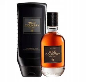AVON Wild Country Men's Set Eau de Toilette 2.5 fl.oz + Bath Gel 8.4 fl.oz - Picture 1 of 2