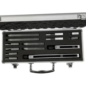 Gauge Block / Gage Block Accessory 14 Pc Set, Beveled End Jaws Cylindrical Jaws - Picture 1 of 8