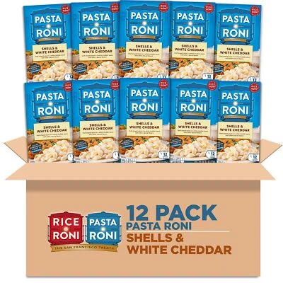 Pasta Roni Shells & White Cheddar Mix 6.2 Fl Oz Pack of 12 - Image 1 of 4
