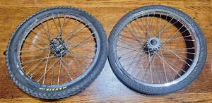 Vintage Redline Proline Flight Pro 20 Inch BMX Bike Wheel Set Supra B Pro - Picture 1 of 16