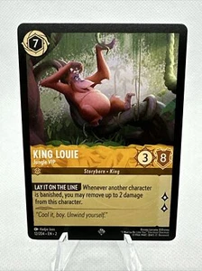King Louie - 12/204 -Super Rare Disney Lorcana Rise Of The Floodborn - Picture 1 of 2