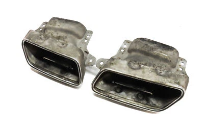 2013-2014 MERCEDES BENZ GL450 (X166) LEFT & RIGHT MUFFLER PIPE EXHAUST TIP SET-2 - Image 1 of 4