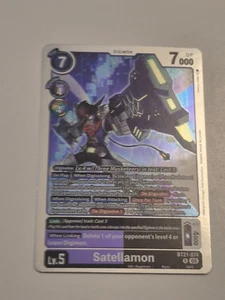 Satellamon BT21-074 Rare NM World Convergence Digimon TCG - Picture 1 of 2