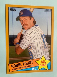 Robin Yount 2020 topps 1985 35th anniversary all stard gold 5x7  10/10 brewers