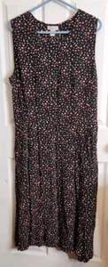 Talbots Tropical Maxi Dress Womens Sz 20 Floral Sleeveless Beach Vacation Rayon  - Picture 1 of 10