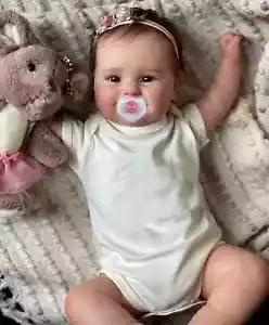Reborn Baby Doll 20" Silicone Newborn Girl Soft Realistic Toddler Gift for 5Y - Picture 1 of 3