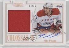 2013-14 Panini National Treasures Colossal Jersey /25 Tom Wilson Rookie Auto RC