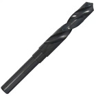 35/64 In. High Speed Steel Black Oxide Reduced Shank Drill Bit with 1/2 In. Shan