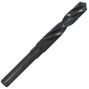 35/64 In. High Speed Steel Black Oxide Reduced Shank Drill Bit with 1/2 In. Shan - Picture 1 of 9
