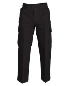 PANTALONI MILITARI TEDESCHI MOLESKIN BY MIL-TEC PRELAVATI DI COLORE NERO - Imagen 1 de 2