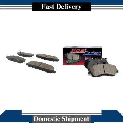 Front Rear Brake Pads Fits Nissan TITAN XD 2018 2016 Posi Quiet - Image 1 of 3