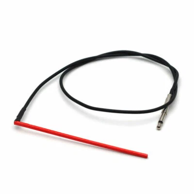 Pastilla pasiva roja ultrafina debajo del sillín piezoeléctrica con enchufe para guitarra acústica Foto 1 de 4