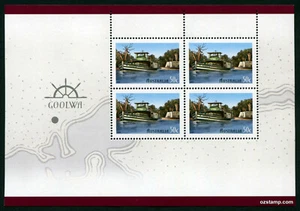 2003 Goolwa Oscar W Murray River Shipping Minisheet Block Stamps Mint Australia - Bild 1 von 1