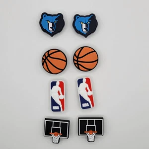 NBA Memphis Grizzlies Basketball Team für Kroks Schuh Charms - 8 Stück - Bild 1 von 1