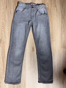 Tommy Hilfiger Revolution Slim Adjustable Waist Zip Fly Jeans Gray Boys Size 10 - Picture 1 of 7
