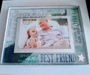 GRANDAD PHOTO FRAME HOLDS 4" x 6" FATHER'S DAY GIFT - Picture 1 of 1