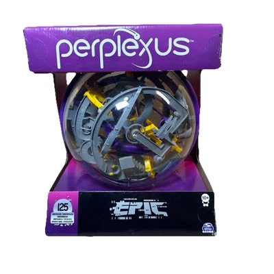 PERPLEXUS EPIC Maze Game 125 BARRIERS Challenges BALL Globe SPHERE Family Fun! - Image 1 of 4