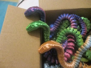 3D Printed King Cobra Snake 19.6" Flexible Full Articulated Cobra Fidget Toy - Picture 1 of 17