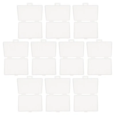  10 Pcs Cards Storage Box Plastic Case Business Large Capacity Holder - Image 1 of 4