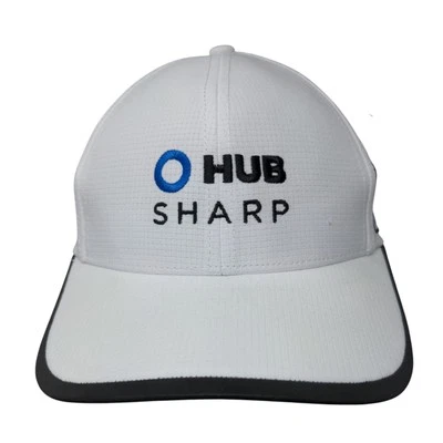 Ogio O Hub Sharp 背带帽白色 OSFA 带标签刺绣标志聚酯纤维 — 第 1/4 张图片