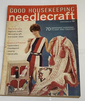 Vtg Good Housekeeping Needle craft Magazine Spring Summer 1969 - Image 1 of 4