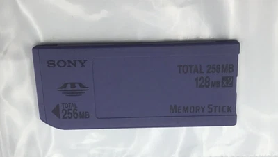 Rare Vintage Sony 256 MB - 128 MB x 2-in-1 Memory Stick (MSA-128S2) - Image 1 of 2