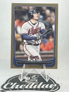 2012 Bowman - Gold Border #168 Freddie Freeman - Bild 1 von 2