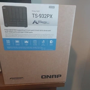 QNAP TS-932PX NAS Server Tower HDD/SSD Black (TS-932PX -4G) - Picture 1 of 2
