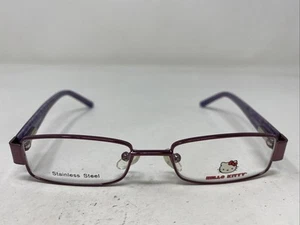 Marco de gafas de borde completo de metal violeta/rosa Hello Kitty HK 212-2 45-16-125 HR69 - Imagen 1 de 8