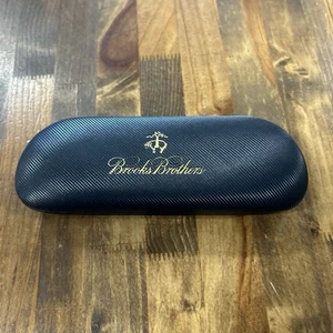 Brooks Brothers Schwarz Strukturiert Hartschale Brillenetui - Bild 1 von 6