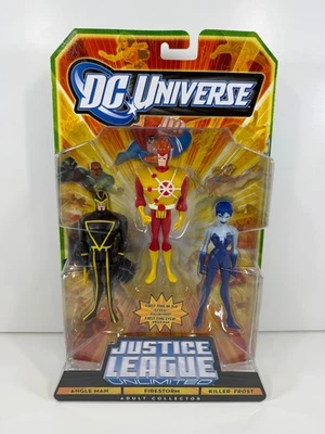 DC Universe Justice League Unlimited 3-Pack Angle Man Firestorm Killer Frost - Image 1 of 4