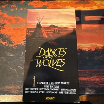 Vintage Dances With Wolves VHS TESTED - Image 1 of 2