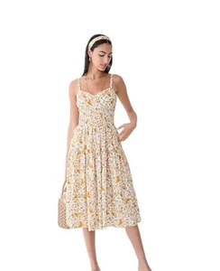 J Crew Smocked Waist Floral Summer Dress Size 6 - Picture 1 of 14