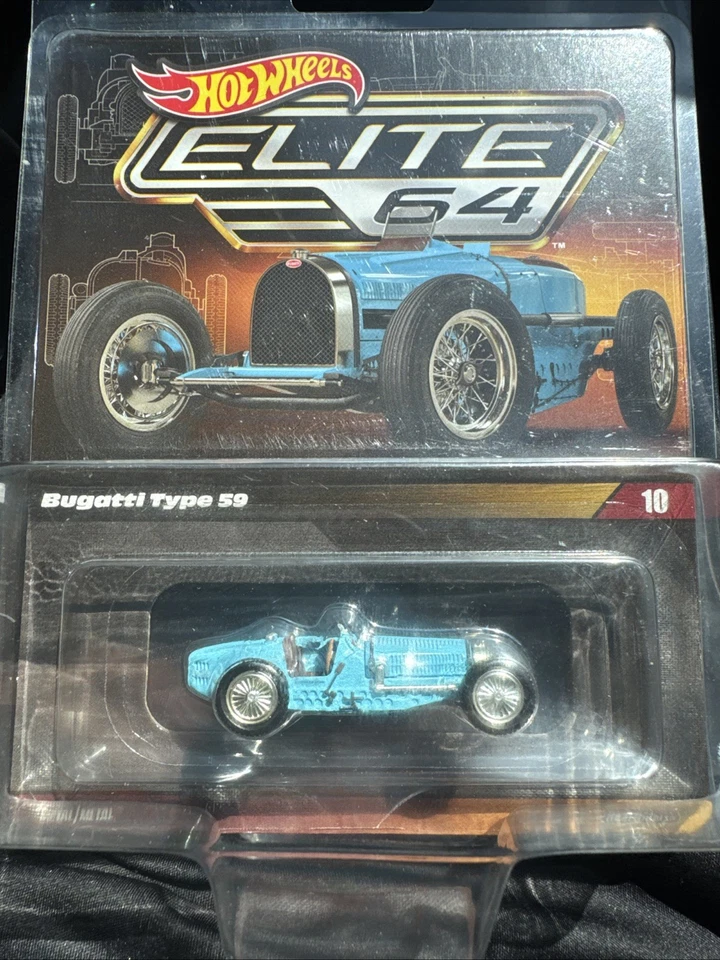 NUEVO EN CAJA - HOT WHEELS COLLECTORS ELITE 64 BUGATTI TIPO 59 HNJ62 Foto 1 de 1