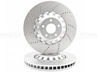 DISCOS DE FRENO DELANTEROS PERFORADOS CRUZADOS PARA AUDI S4 S5 A6 A7 A8 Q7 Q8 Q8 SQ5 S7 375mm Foto 1 de 4
