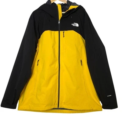 North Face Thermoball Triclimate Jacket Mens XXL Yellow 2pc Waterproof Gorpcore - Image 1 of 4