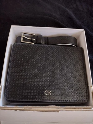 Calvin Klein Black Logo Belt Bag Size S/M New In Box - Image 1 of 4
