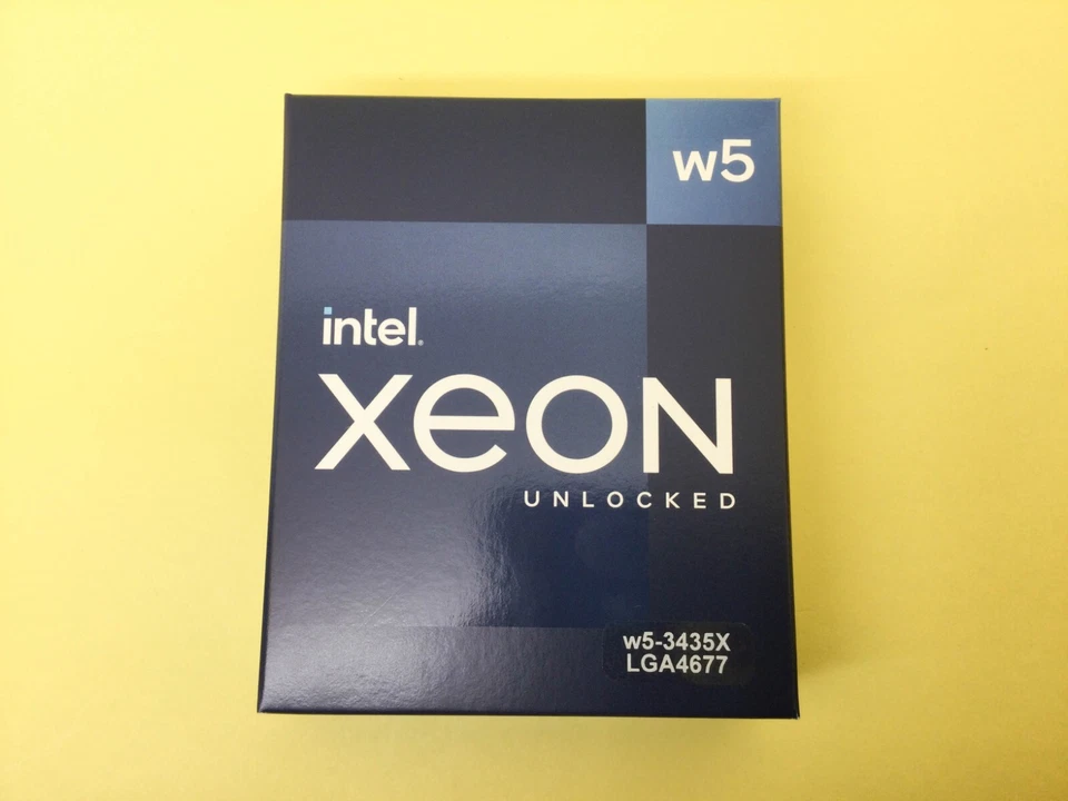 SRM34 INTEL XEON W5-3435X 16-CORE 3.10GHZ 324W FCLGA4677 CPU New - Image 1 of 2