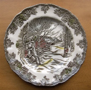 Johnson Brothers Friendly Village Brotteller~Zuckerahorn~Made in England~Neuwertig - Bild 1 von 1