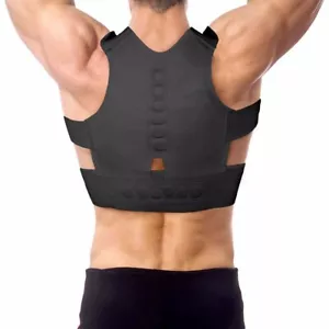 PACK of 3 Men Women Posture Corrector Back Brace Shoulder Support Clavicle Belt - Picture 1 of 3