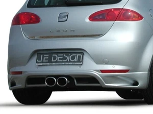 JE-Design Heckansatz Ansatz Diffusor mittig passend bei Seat Leon 1P - JE1P35 - Bild 1 von 2