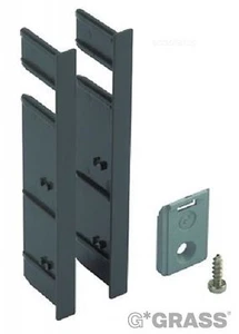 Front Fixing Clip Set, Internal Drawer, for Vionaro Drawer Systems - Picture 1 of 10