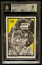 1984-1991 O'Connell & Son Ink Pete Rose #125 ***BVG 9.0 ***