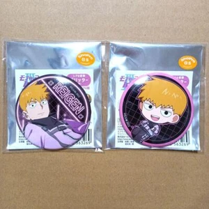 Mob Psycho 100 III Animate Cyberpunk Can Badge Reigen Arataka 2-piece set - Picture 1 of 1